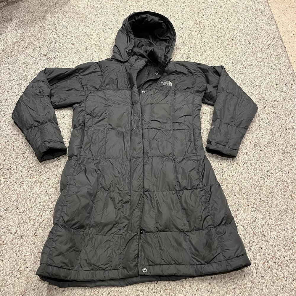 The North Face Down Filled Parka Jacket S Gray Outdoor Gorpcore Winter Casual